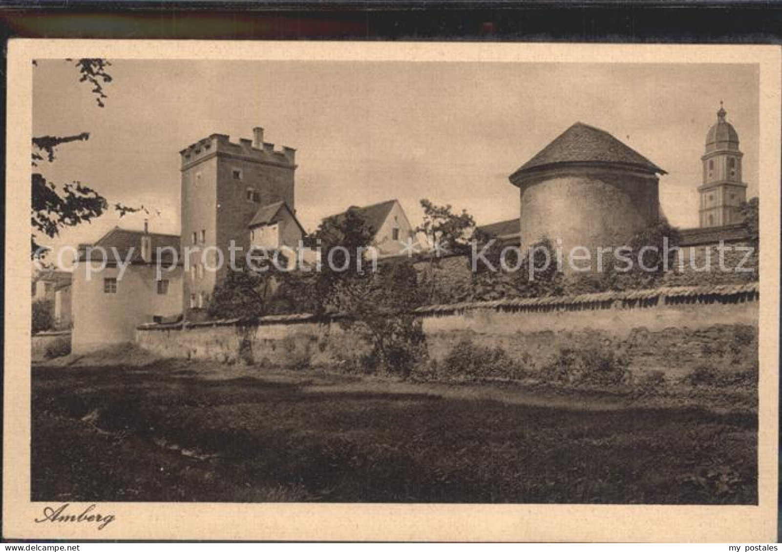 72143627 Amberg Oberpfalz Stadtmauer Amberg