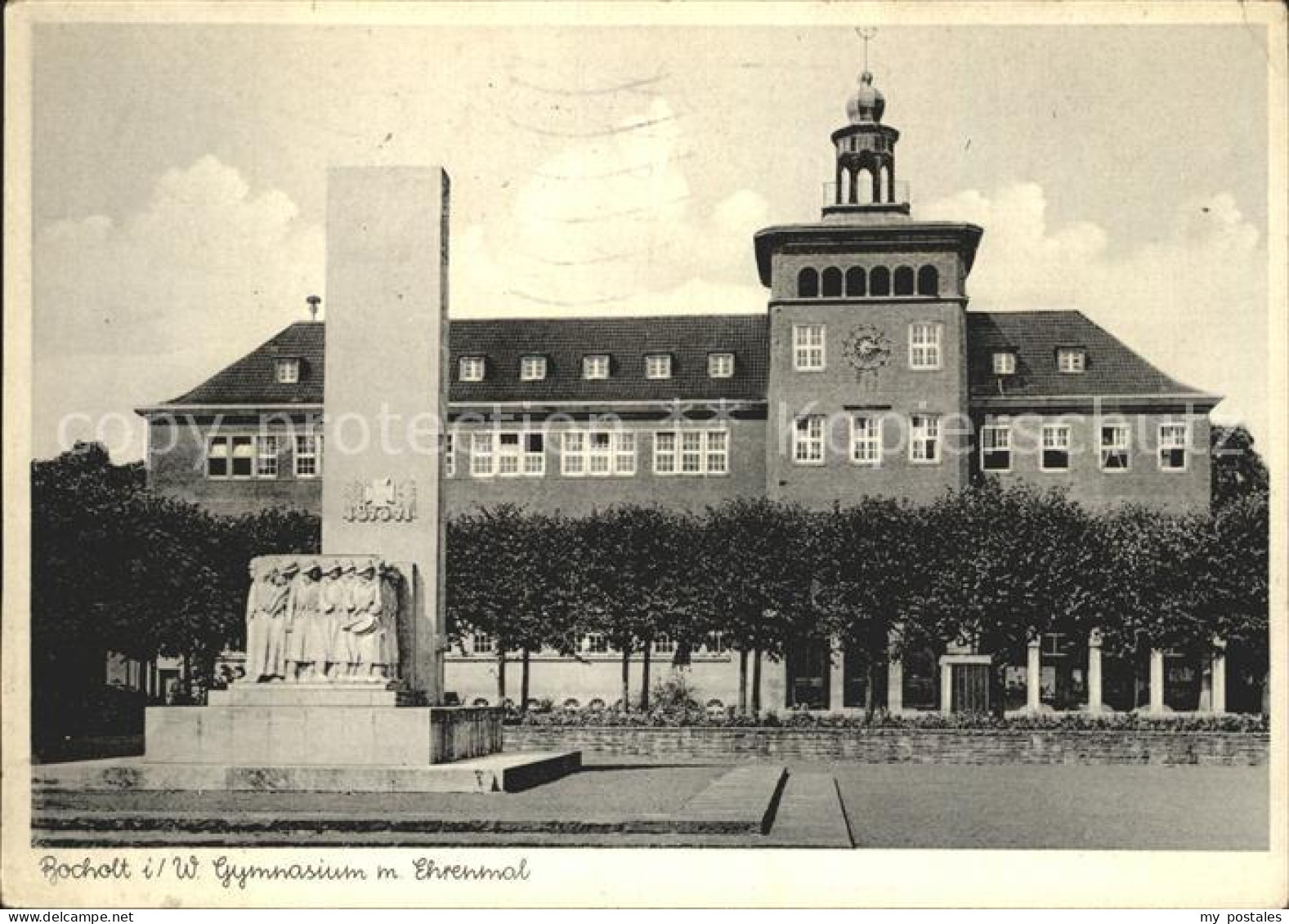 72144243 Bocholt Westfalen Gymnasium Ehrenmal Bocholt