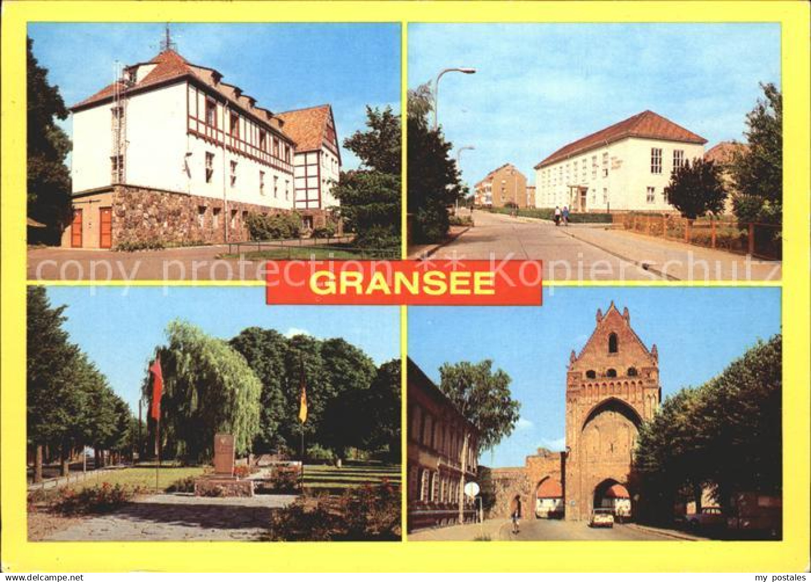 72179032 Gransee Kreiskrankenhaus Platz der Opfer des Faschismus Ruppiner Tor