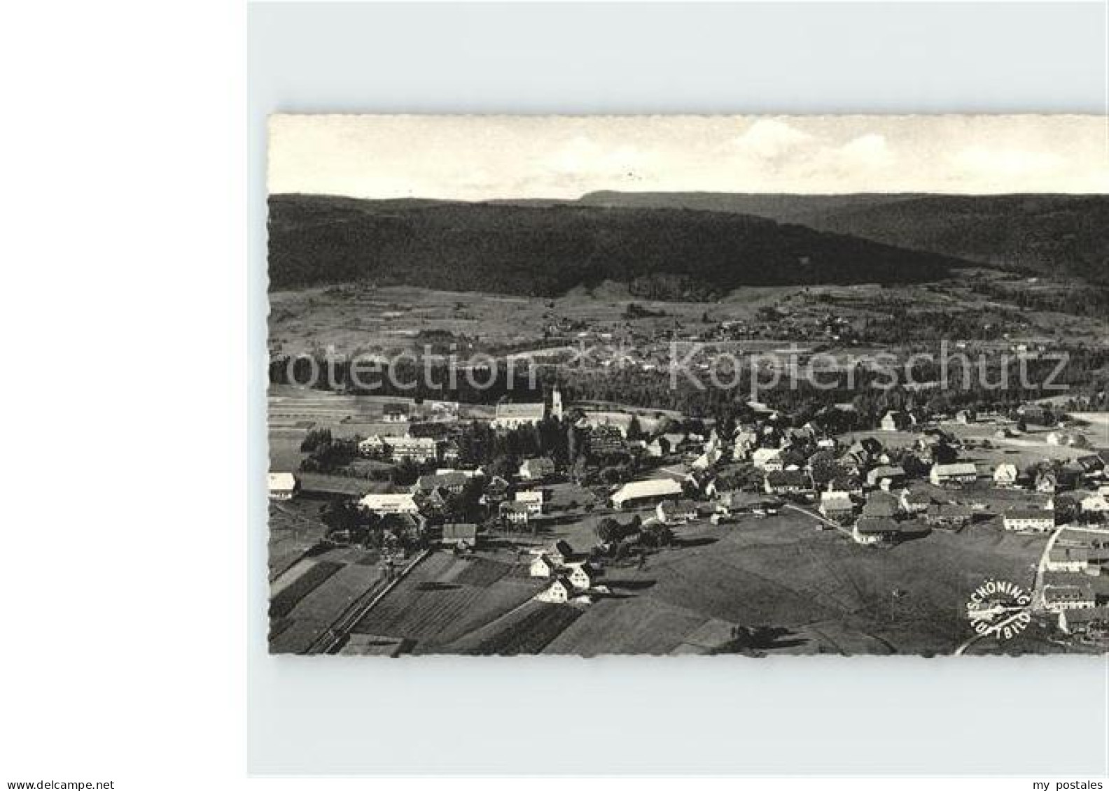 72198905 Hoechenschwand Fliegeraufnahme Schwarzwald Hoechenschwand