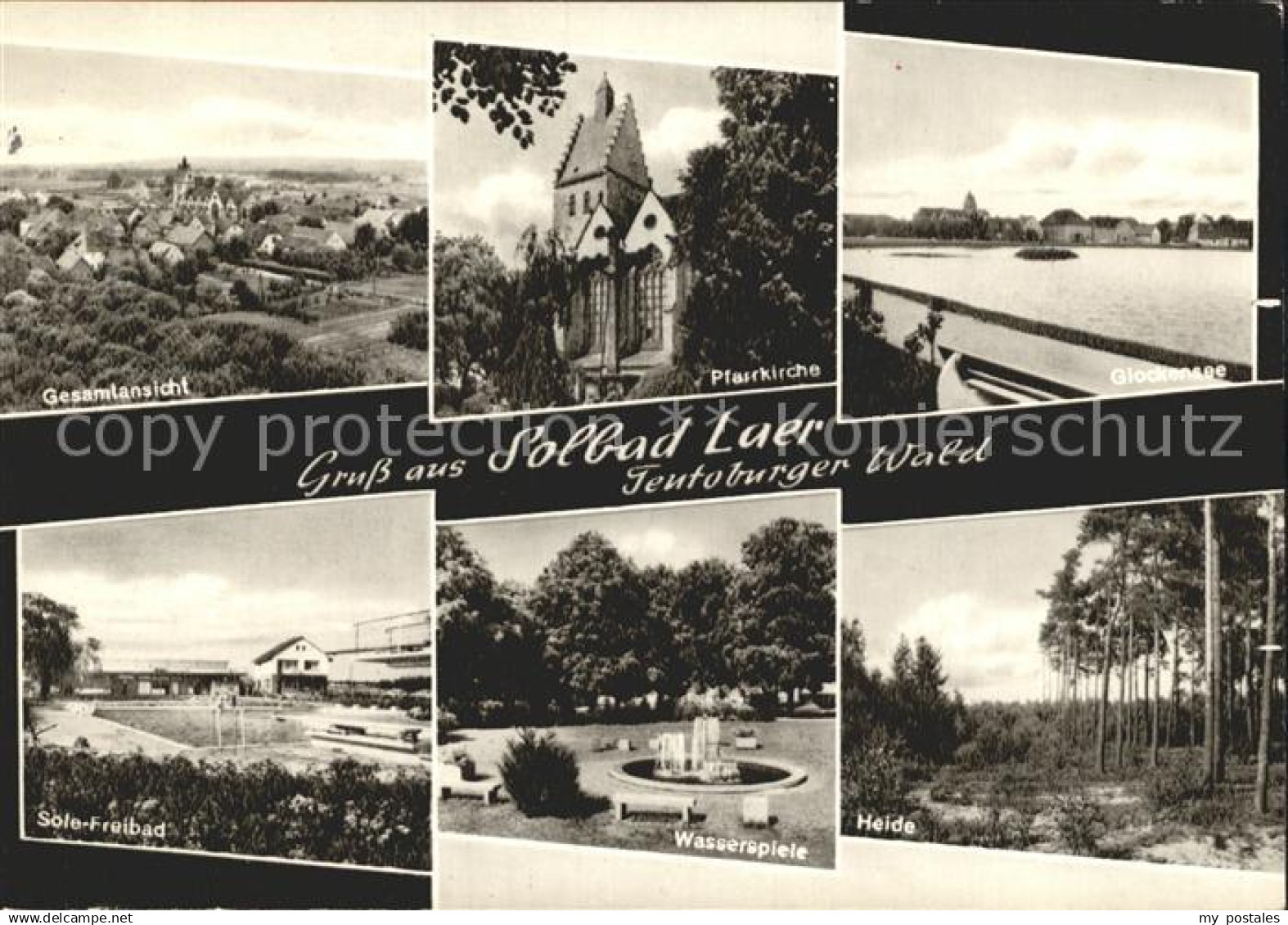 72219133 Laer Bad Pfarrkirche Sole- Freibad Wasserspiele Laer Bad