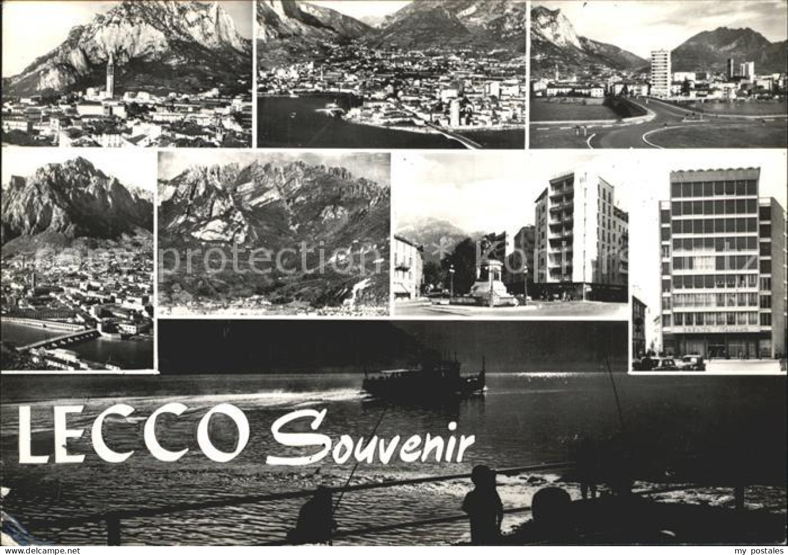 72220482 Lecco Panorama Total und Teilansichten Lecco