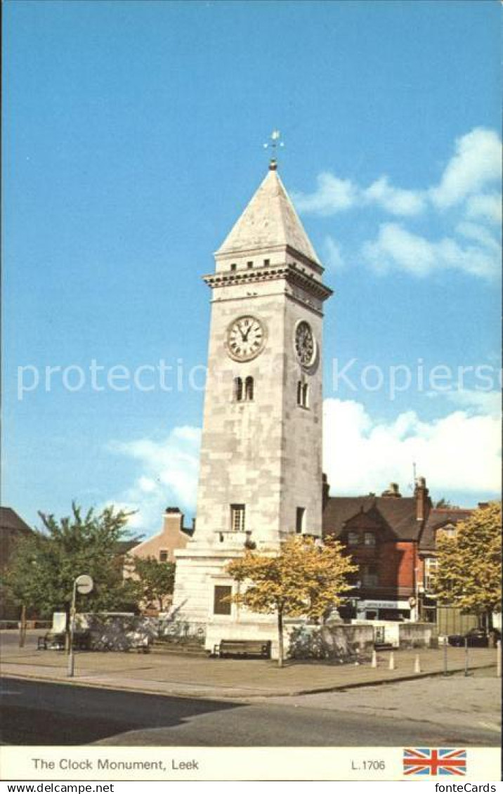 72235791 Leek Staffordshire Moorlands The Clock Monument