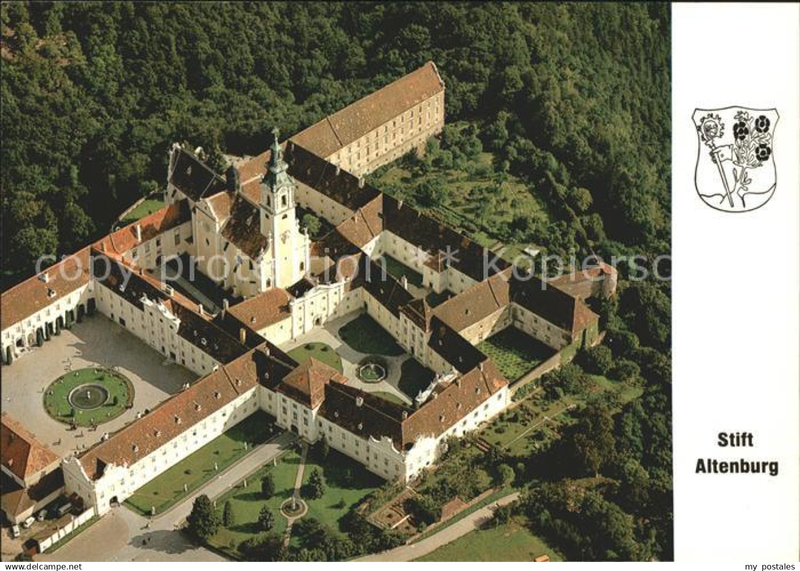 72242984 Altenburg Waldviertel Benediktinerstift Altenburg Fliegeraufnahme