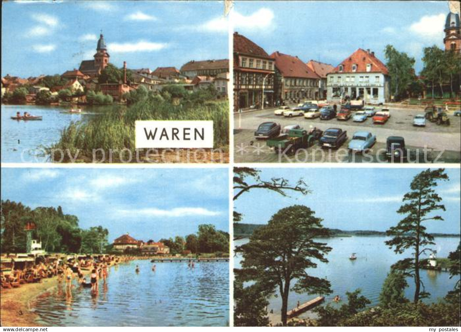 72258061 Waren Mueritz Markt Badeanstalt Mueritz Tiefwarensee