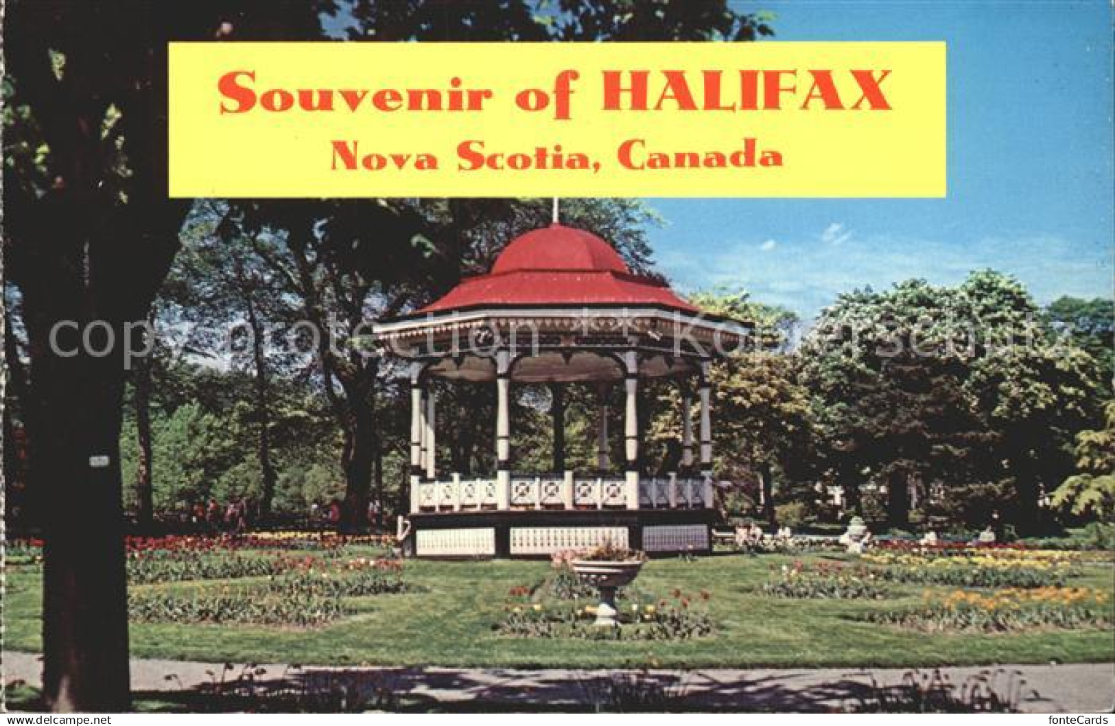 72259264 Halifax Nova Scotia Bandstand in Public Garden Halifax Nova Scotia