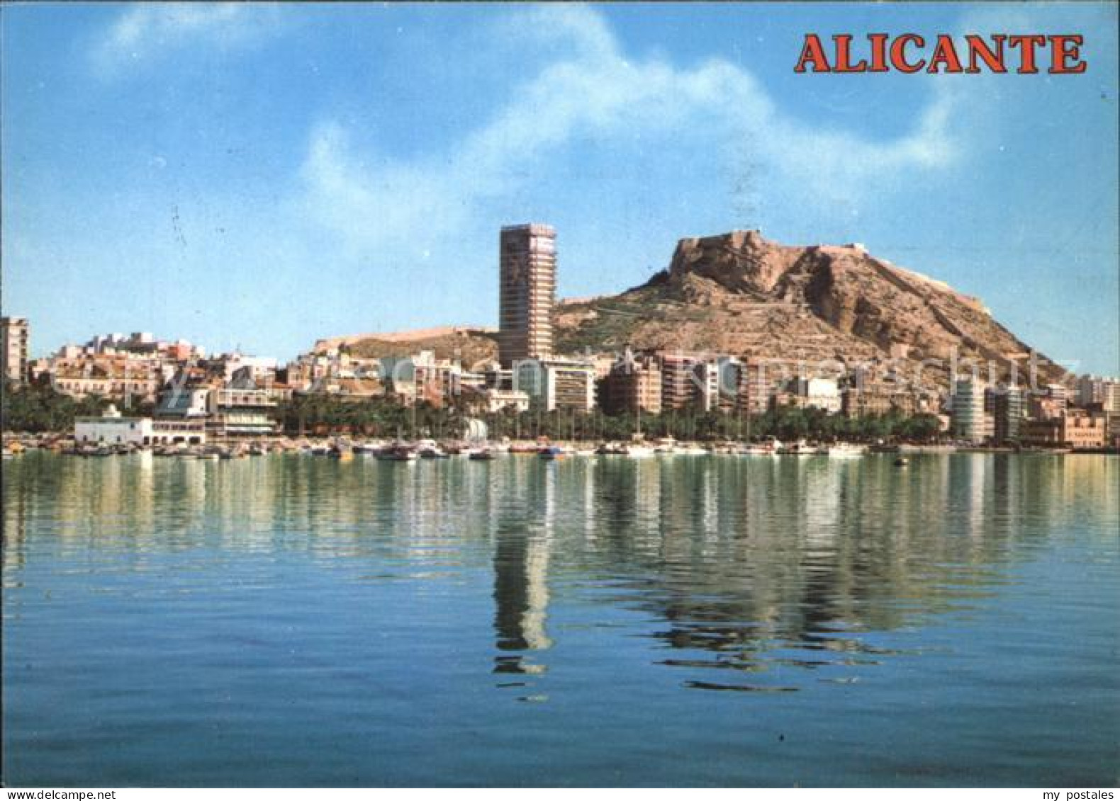 72269485 Alicante Panoramica Puerto y Castillo de Santa Barbara Alicante