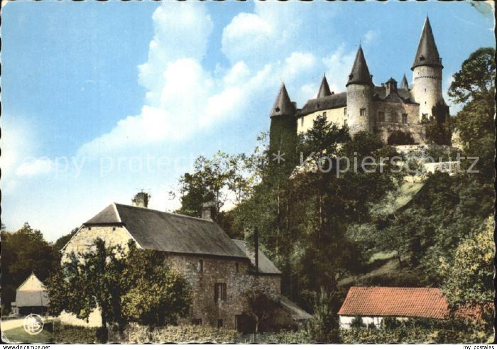 72271941 Gendron Chateau feodal de Veves construit par Pepin de Herstal