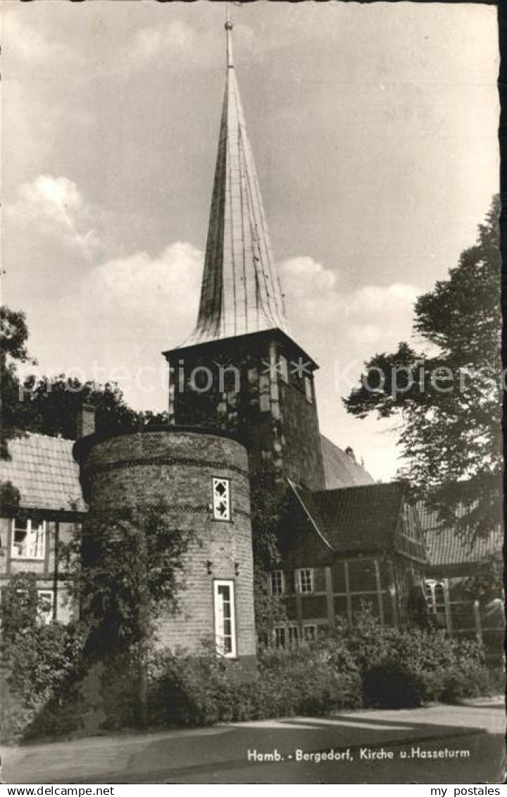 72278542 Bergedorf Hamburg Kirche und Hasseturm Bergedorf