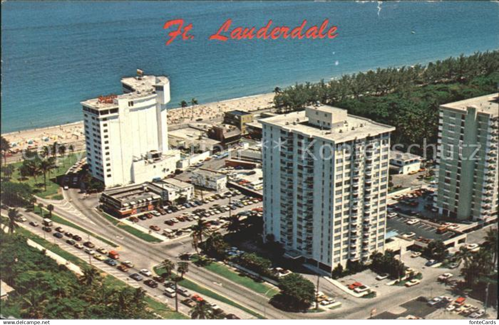 72282111 Fort Lauderdale Famous Beach Fliegeraufnahme