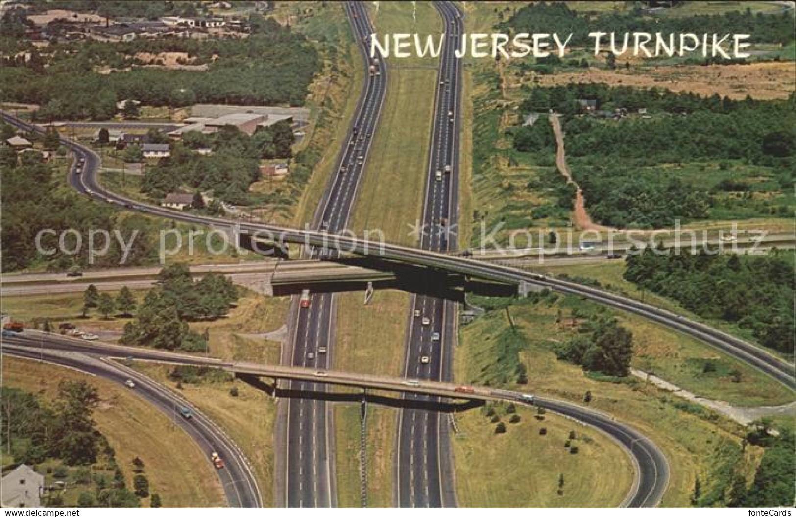 72311747 Woodbridge New Jersey New Jersey Turnpike aerial view