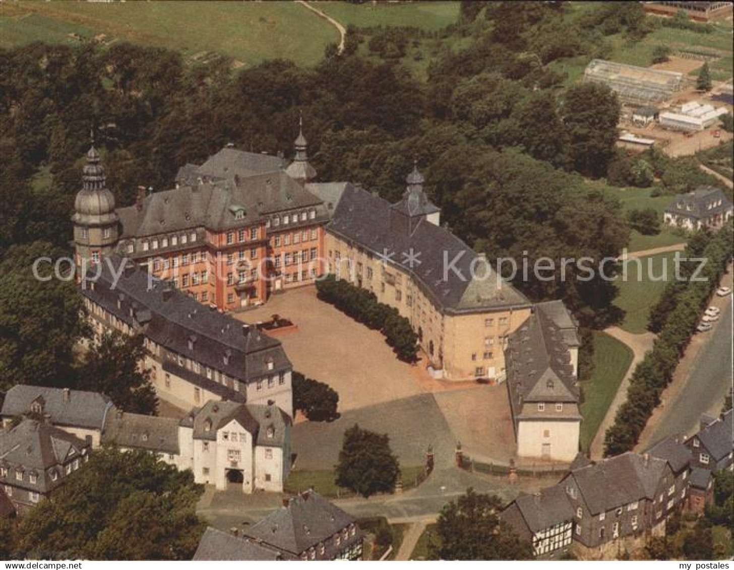 72315150 Bad Berleburg Schloss Berleburg Fliegeraufnahme Bad Berleburg