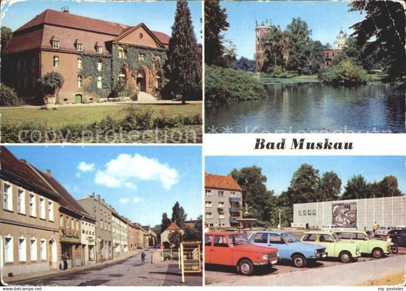 72331371 Bad Muskau Oberlausitz Moorbad Schlossruine Ernst-Thaelmann-Strasse