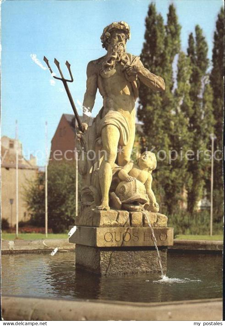 72352857 Weimar Thueringen Neptunbrunnen Weimar