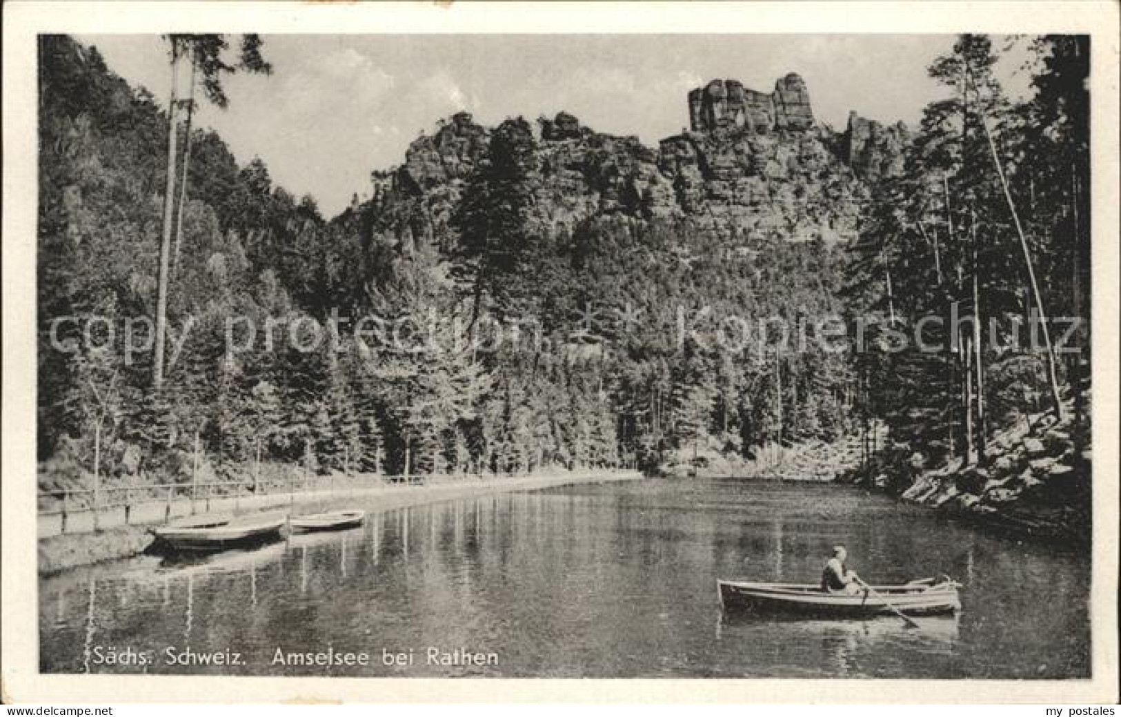 72361854 Rathen Saechsische Schweiz Amselsee  Rathen Kurort