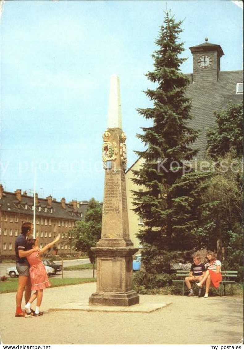 72372001 Johanngeorgenstadt Postmeilensaeule Johanngeorgenstadt