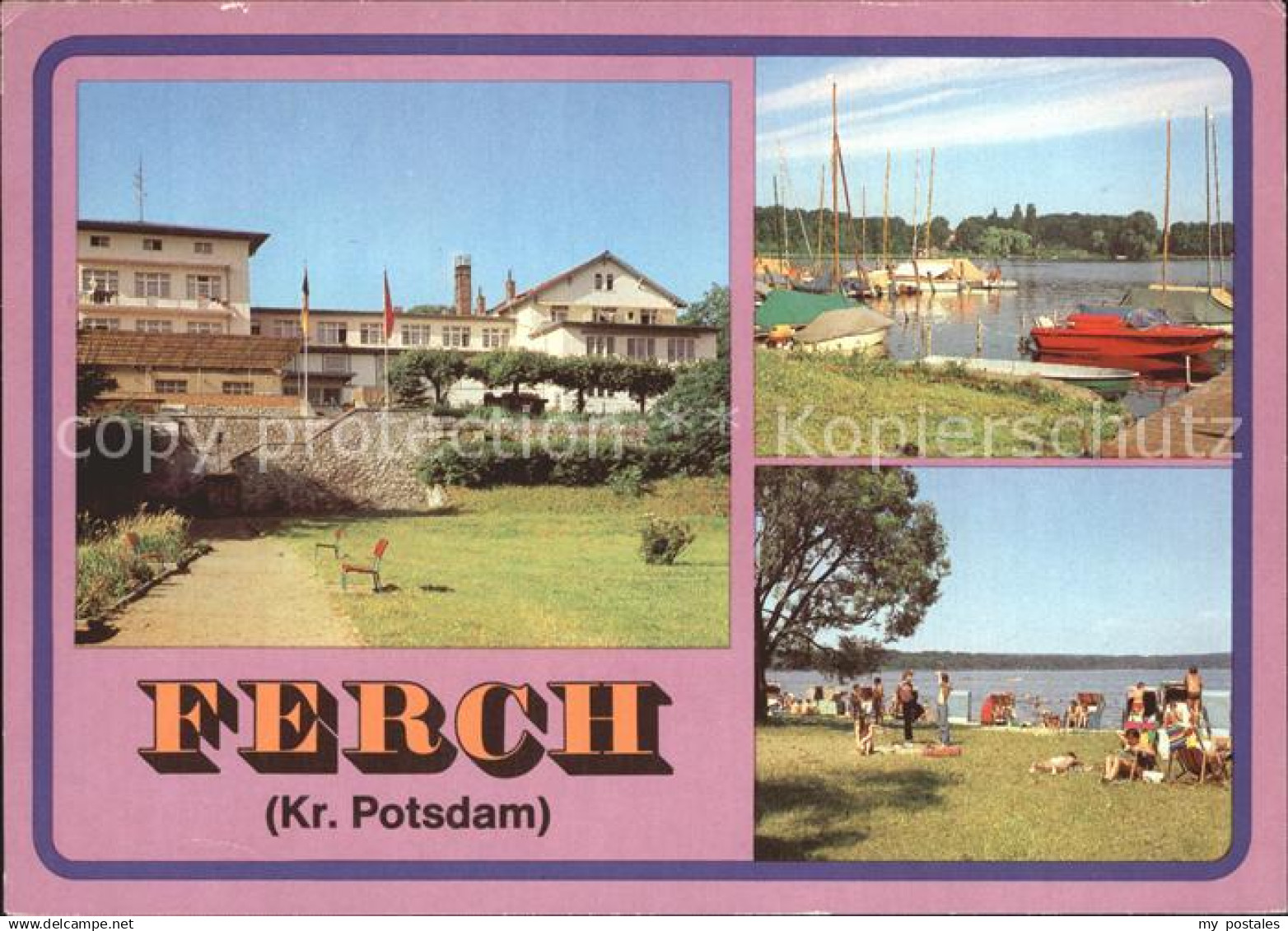 72374281 Ferch FDGB Erholungsheim Pierre Semard Seglerhafen Badestrand Ferch