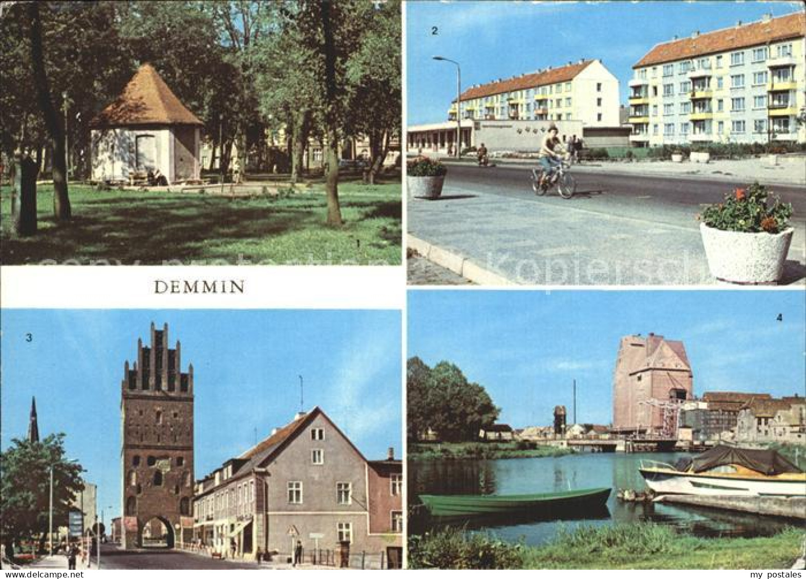 72382517 Demmin Mecklenburg Vorpommern Markt Luisenhof Hafen Demmin