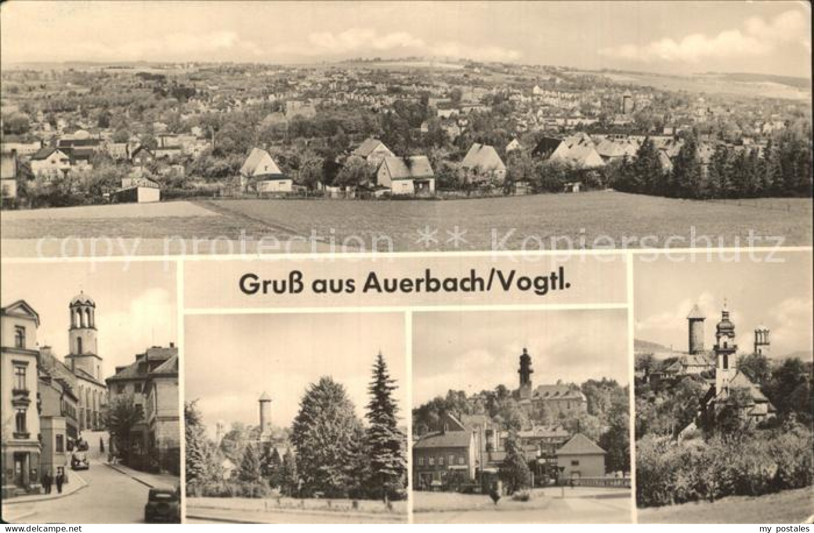 72392542 Auerbach Vogtland Teilansichten  Auerbach