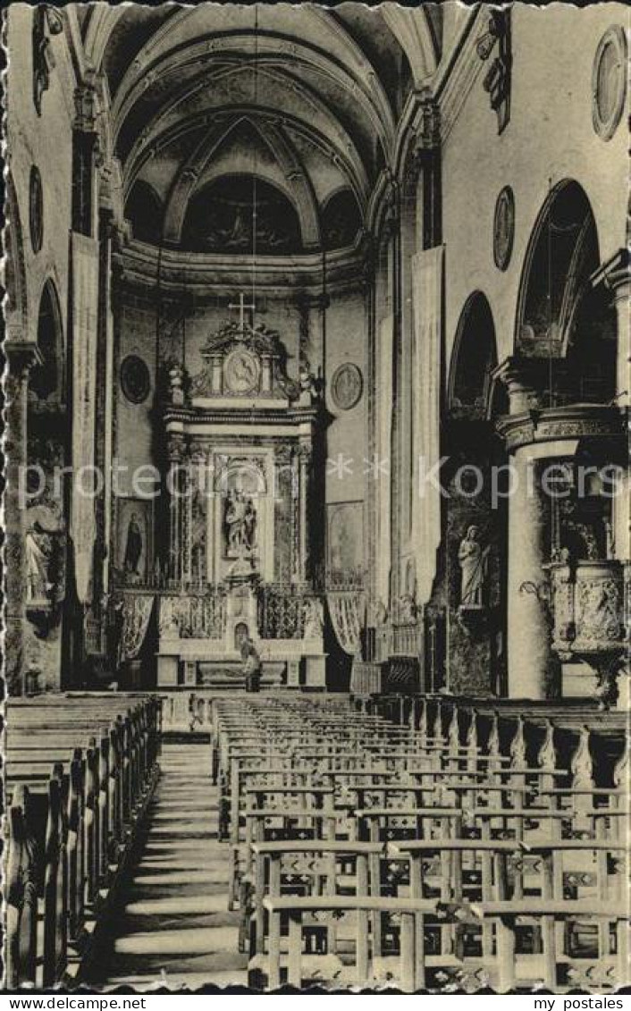 72397747 Stavelot Liege Kirche innen Stavelot Liege