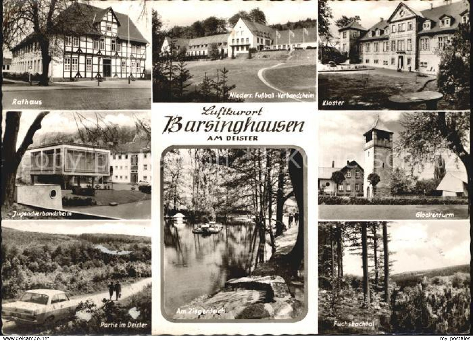 72411376 Barsinghausen Rathaus Kloster Glockenturm Fuchsbachtal Deister  Barsing