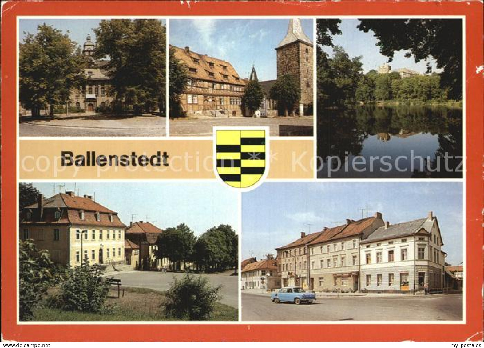 72416164 Ballenstedt Rathaus Alter Markt Schlossteich Wihelm Pieck Allee Ballens