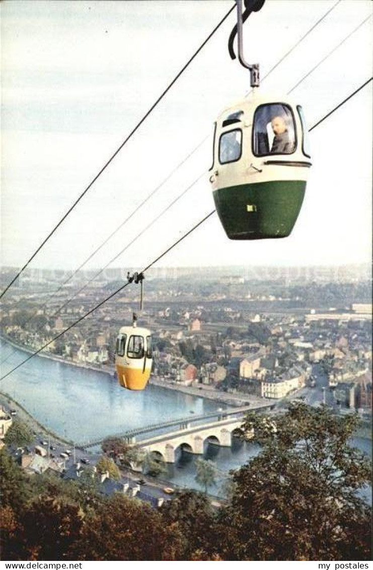 72416478 Namur Wallonie Teleferique Panorama Kabinenbahn Namur