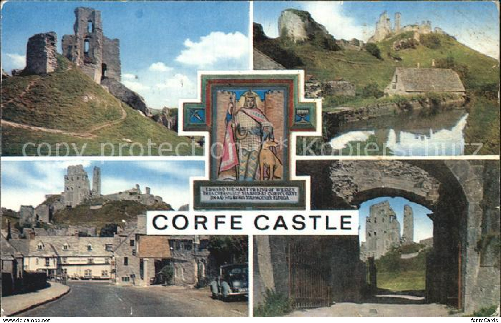 72419757 Corfe Dorset Corfe Castle Teilansichten Corfe Dorset