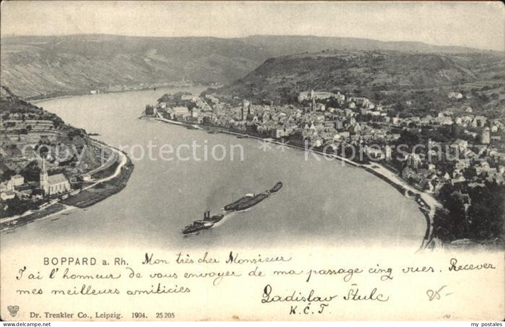 72424454 Boppard Rhein Panorama Boppard