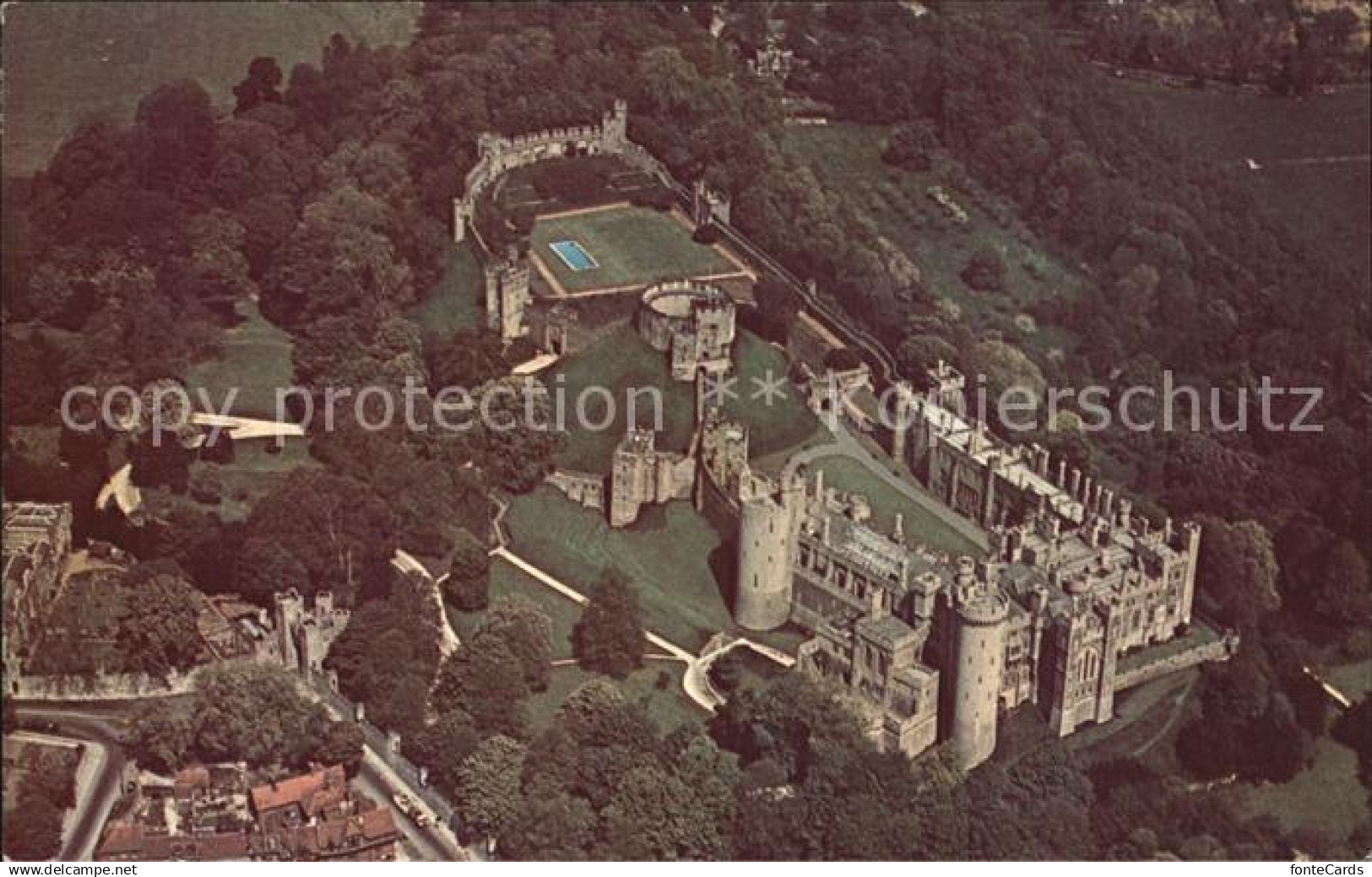 72426904 Arundel Castle from the air Arundel