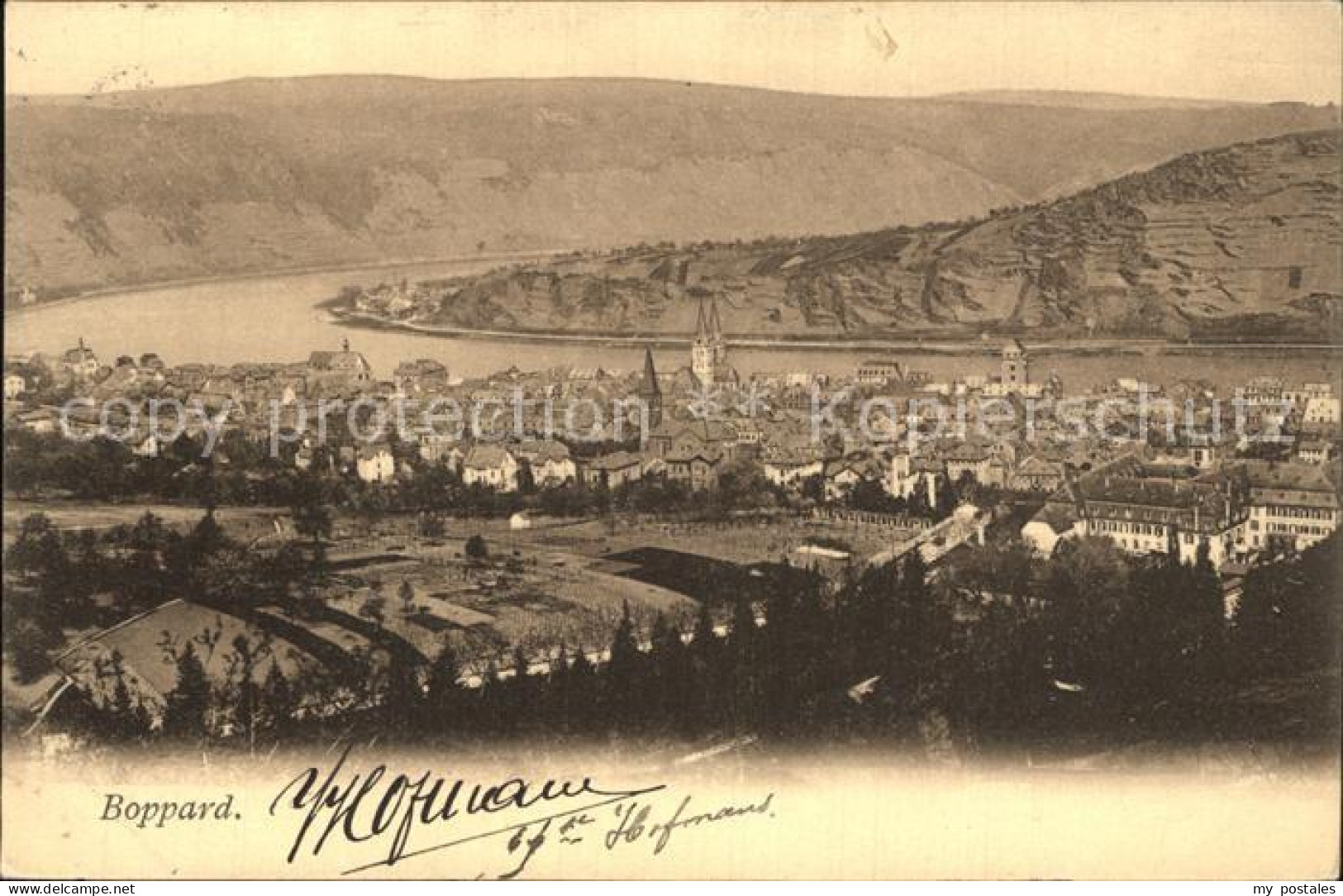 72433717 Boppard Rhein Panorama Boppard