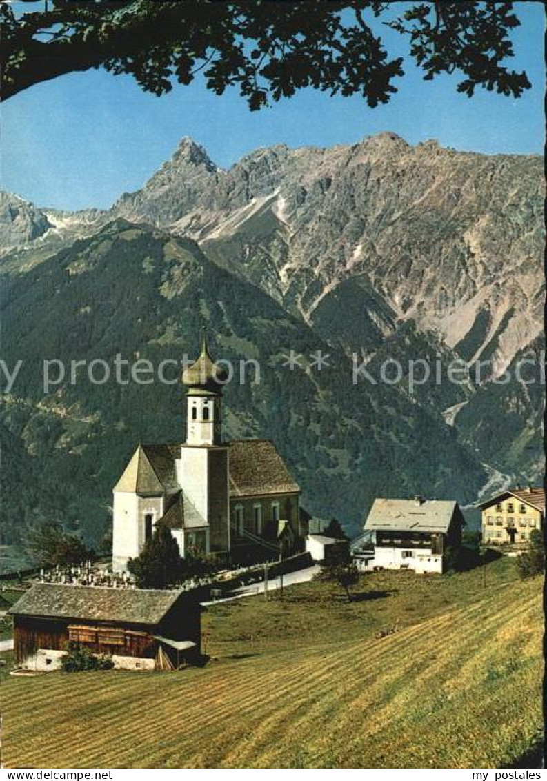 72437464 Bartholomaeberg Vorarlberg Kirche Bartholomaeberg Vorarlberg