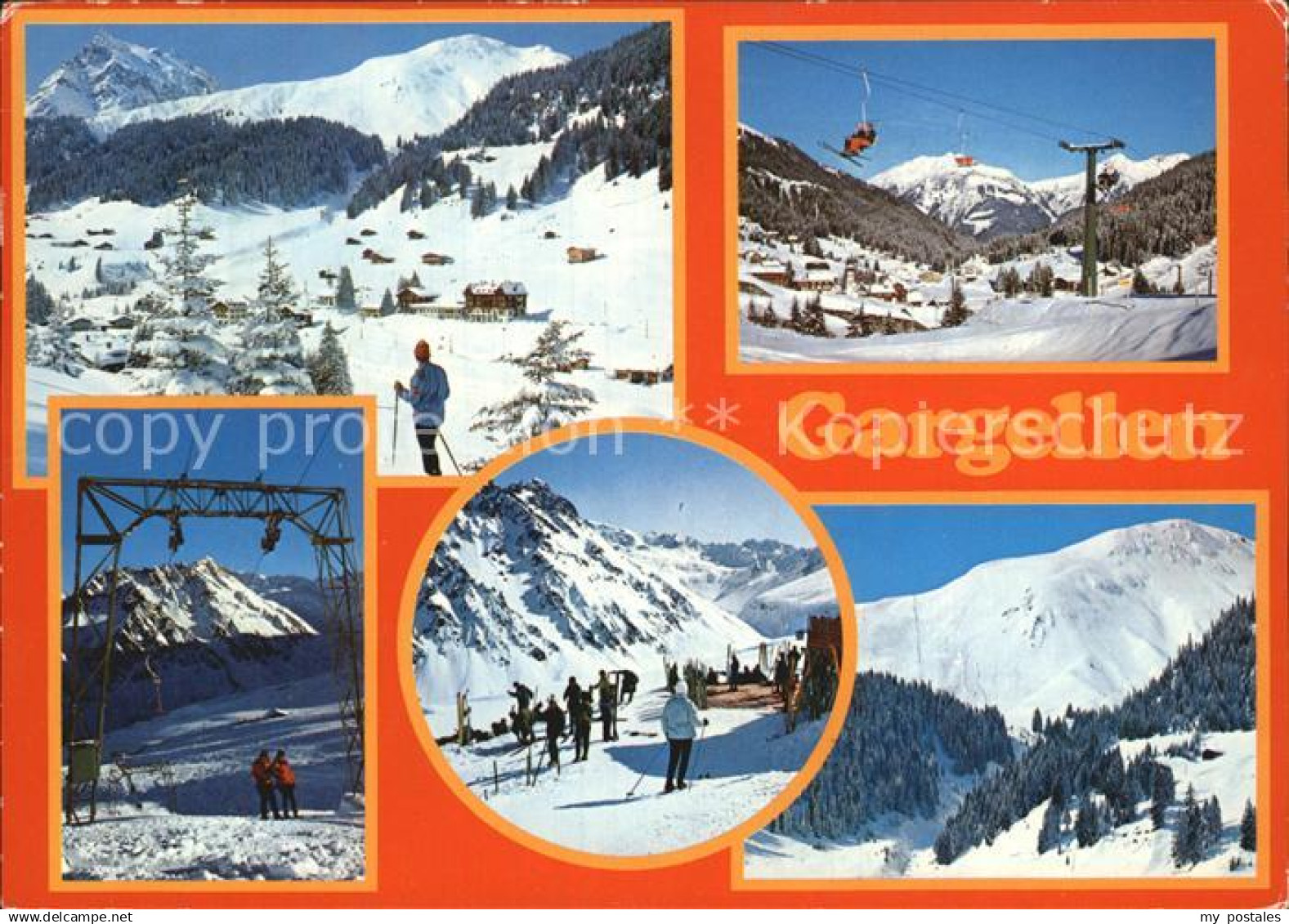 72445447 Gargellen Vorarlberg Skilift Teilansicht  Gargellen Vorarlberg