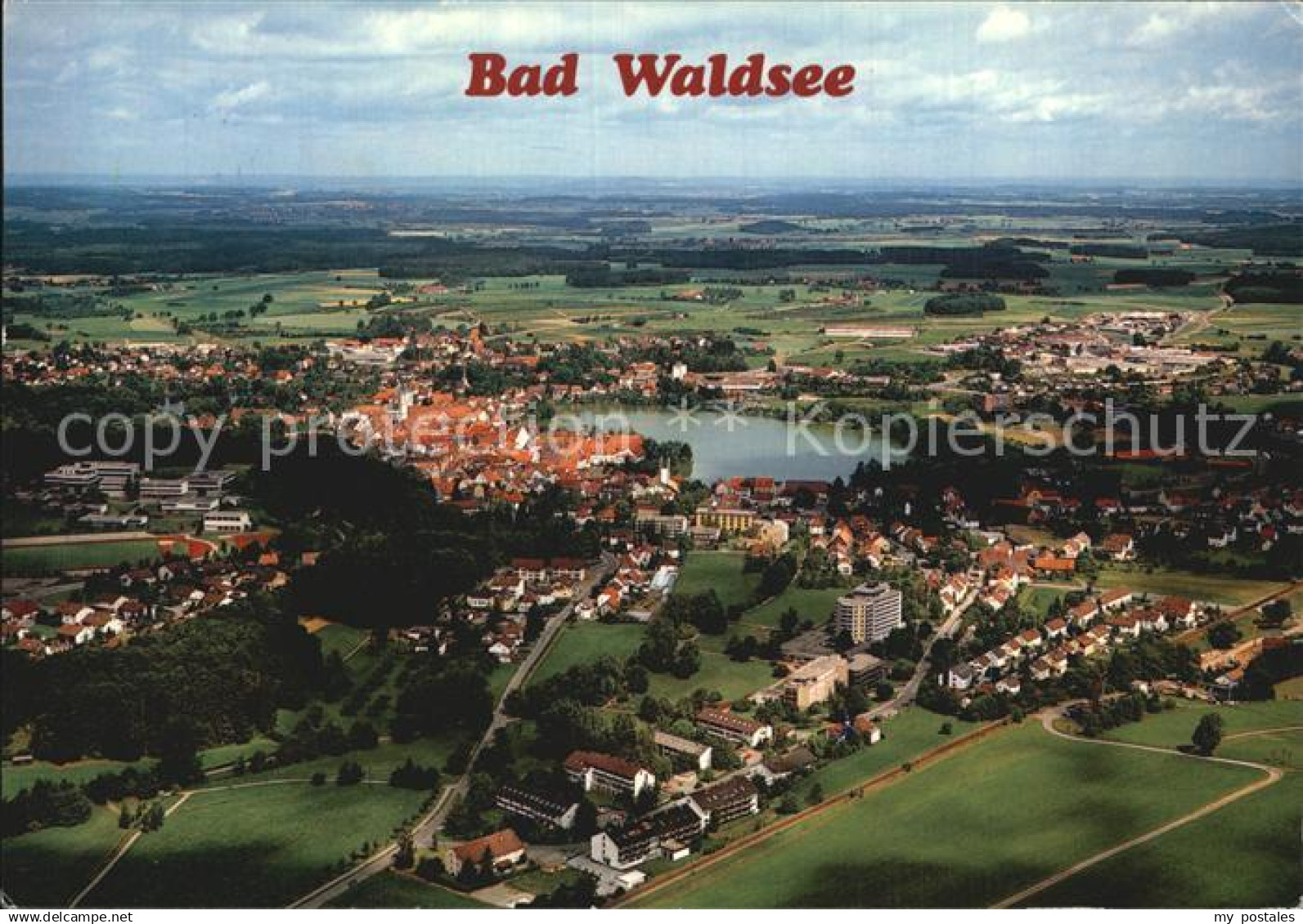 72449256 Bad Waldsee Fliegeraufnahme Bad Waldsee