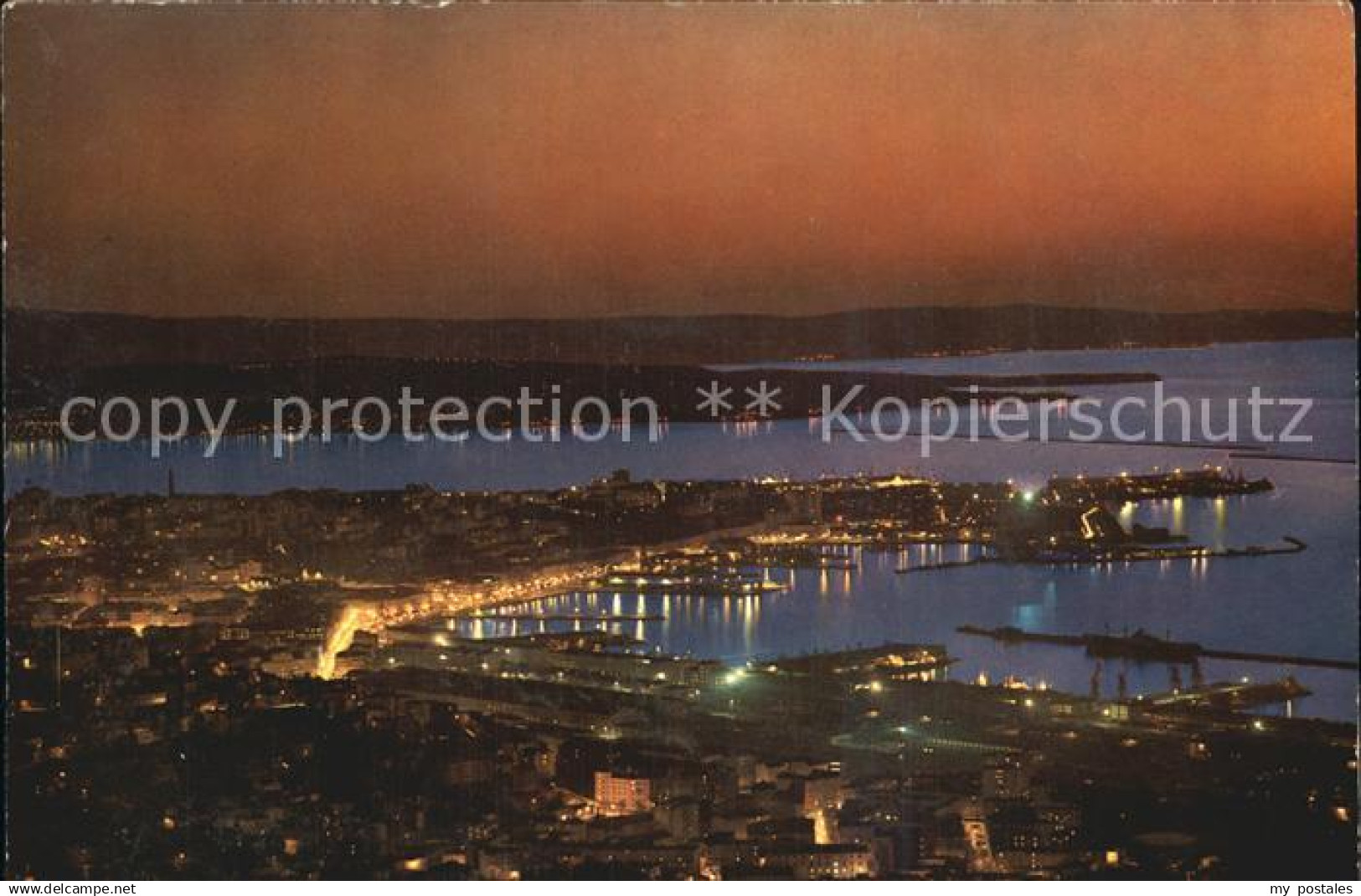 72451489 Trieste Panorama notturno Trieste / Triest / Trst