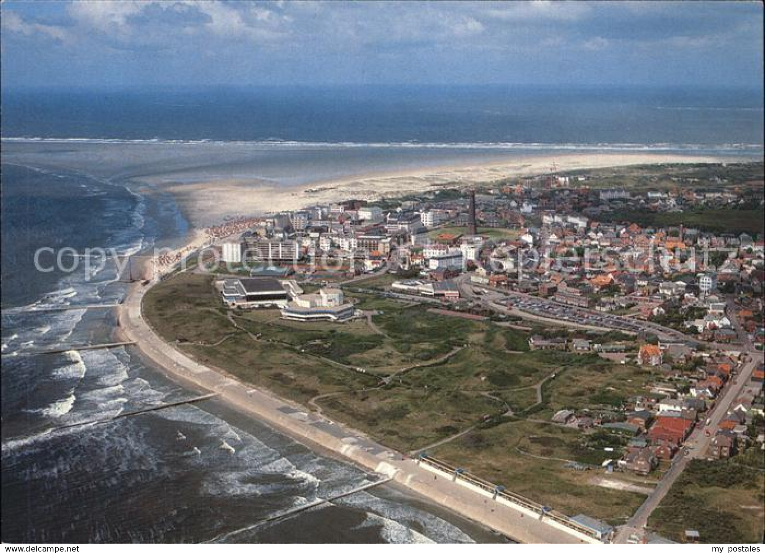 72452052 Borkum Nordseebad Fliegeraufnahme Borkum