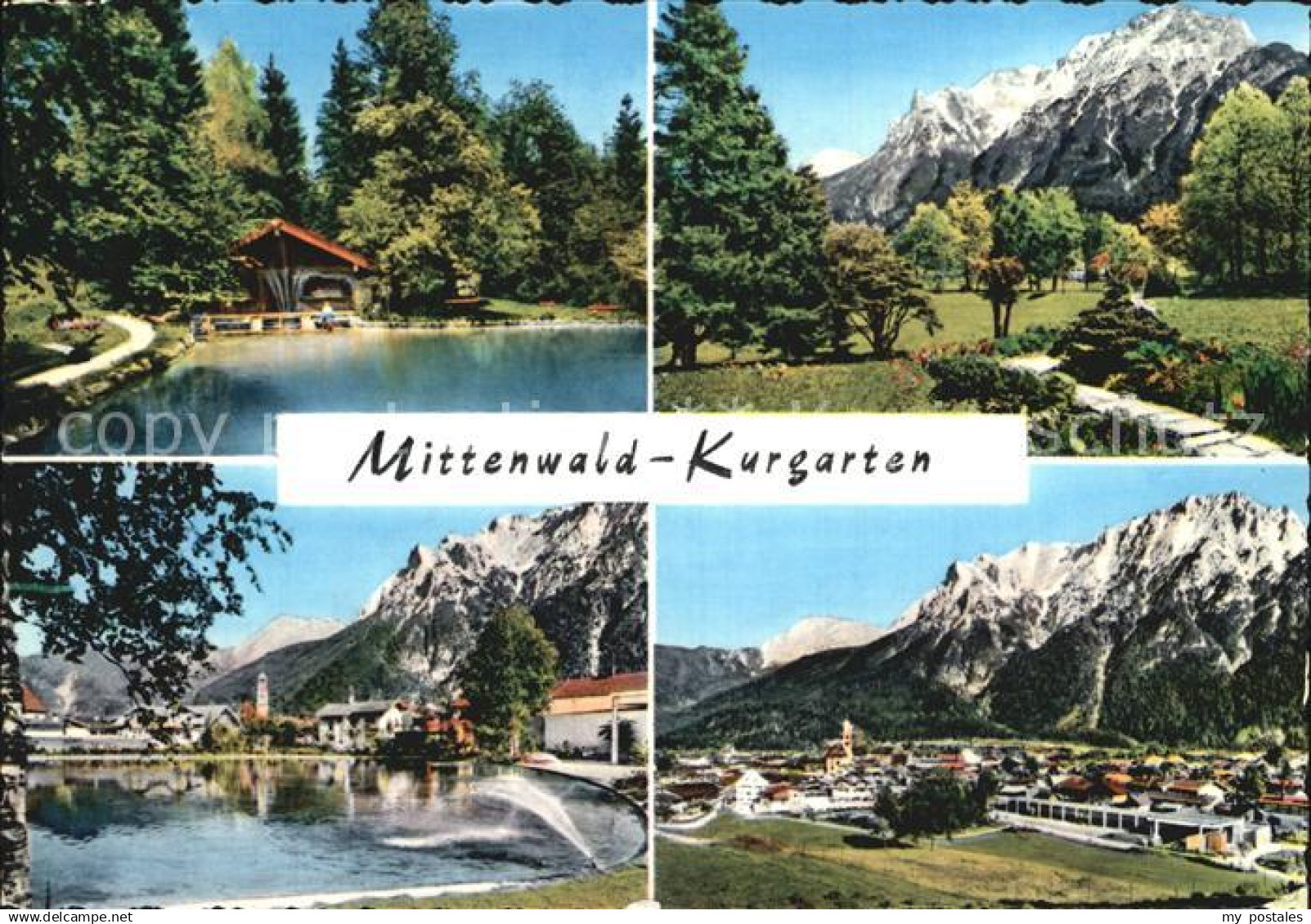 72452685 Mittenwald Bayern Kurgarten  Mittenwald