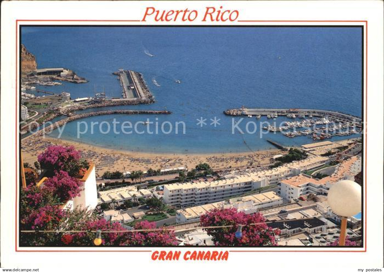 72456410 Puerto Rico Gran Canaria Strand Hafen  Puerto Rico Gran Canaria