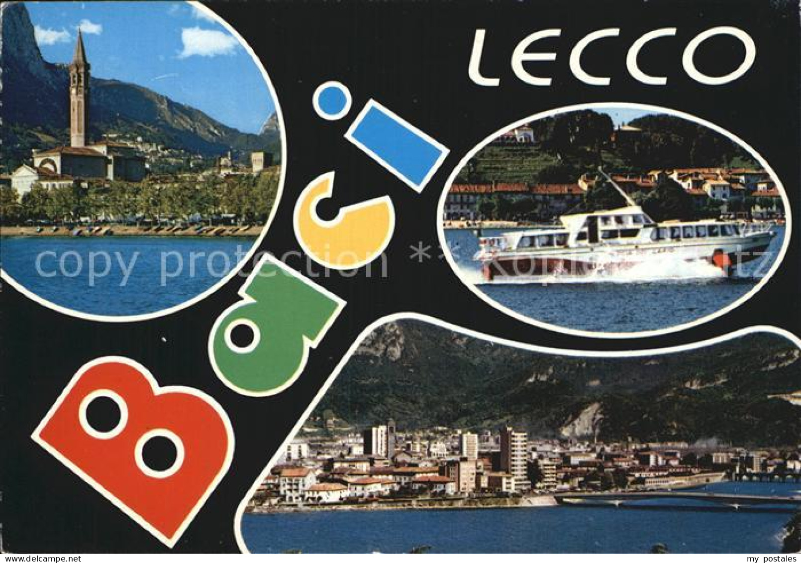 72460504 Lecco Fliegeraufnahme Lecco