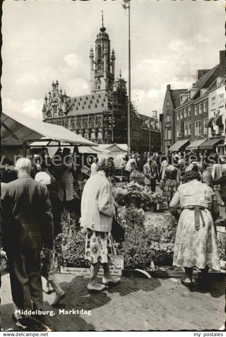 72470891 Middelburg Zeeland Marktdag Middelburg