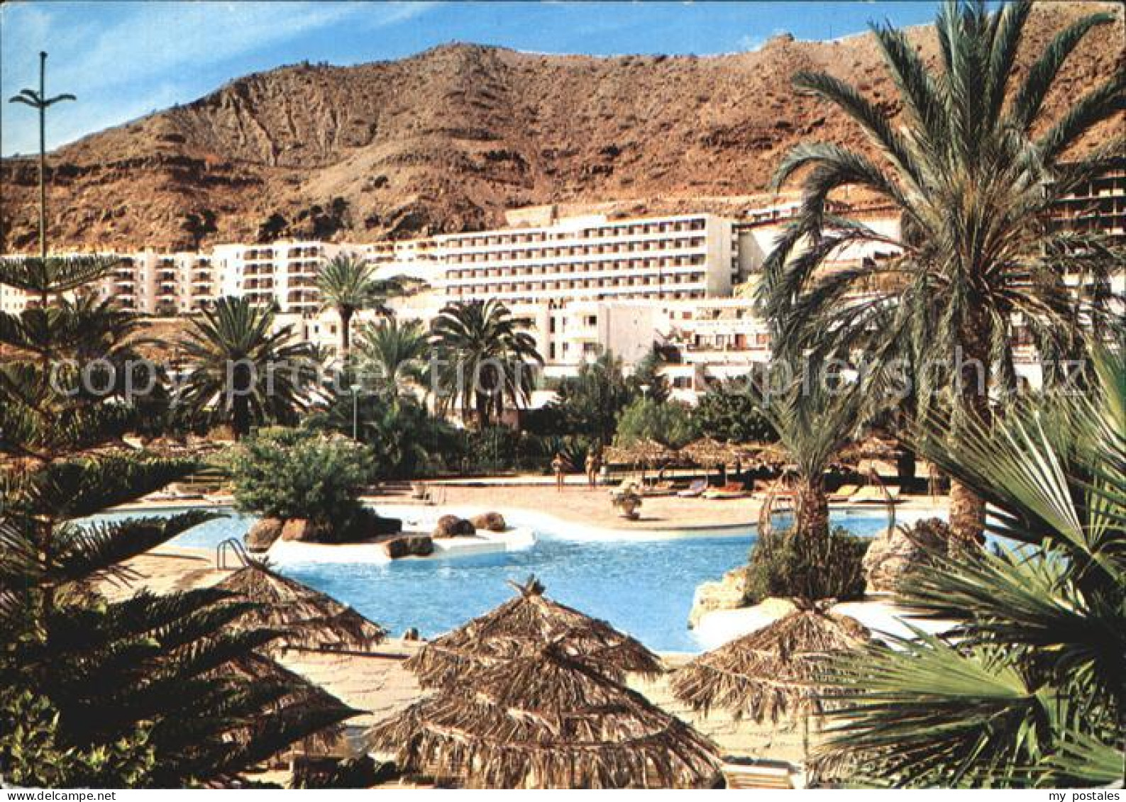 72492789 Puerto Rico Gran Canaria Hotelanlage mit Pool Gran Canaria