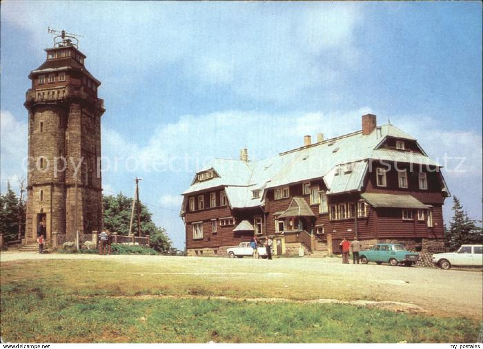 72498113 Auersberg Wildenthal Aussichtsturm und Berghotel Auersberg