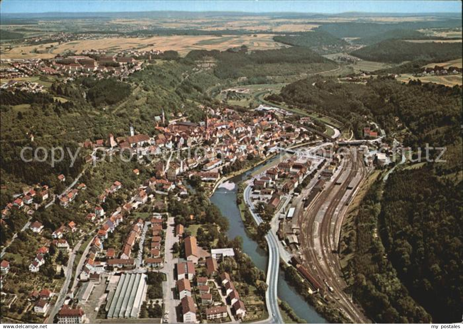 72498167 Horb Neckar Fliegeraufnahme