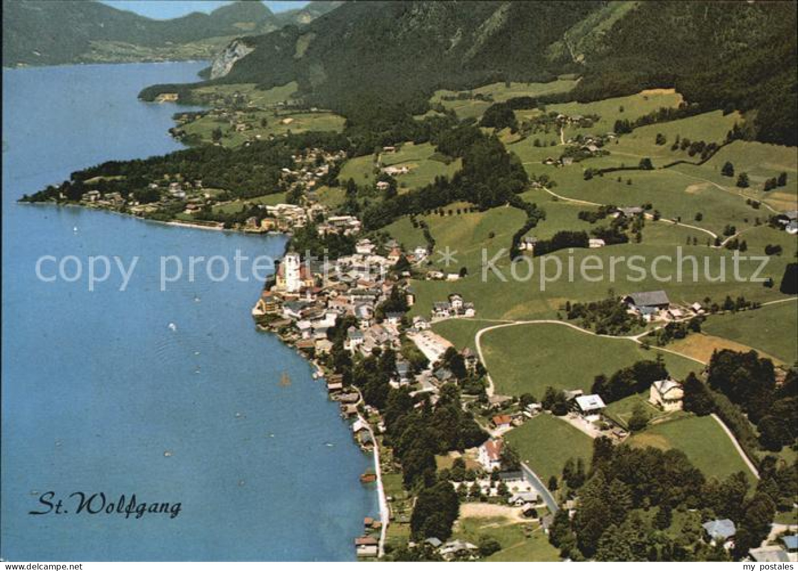 72500329 Wolfgang Wolfgangsee St Luftaufnahme Wolfgang Wolfgangsee St