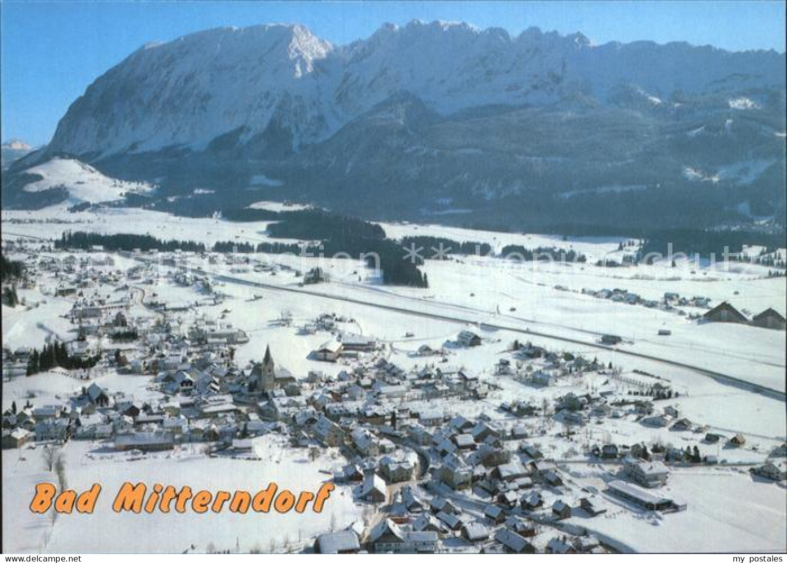 72501973 Bad Mitterndorf Fliegeraufnahme Bad Mitterndorf