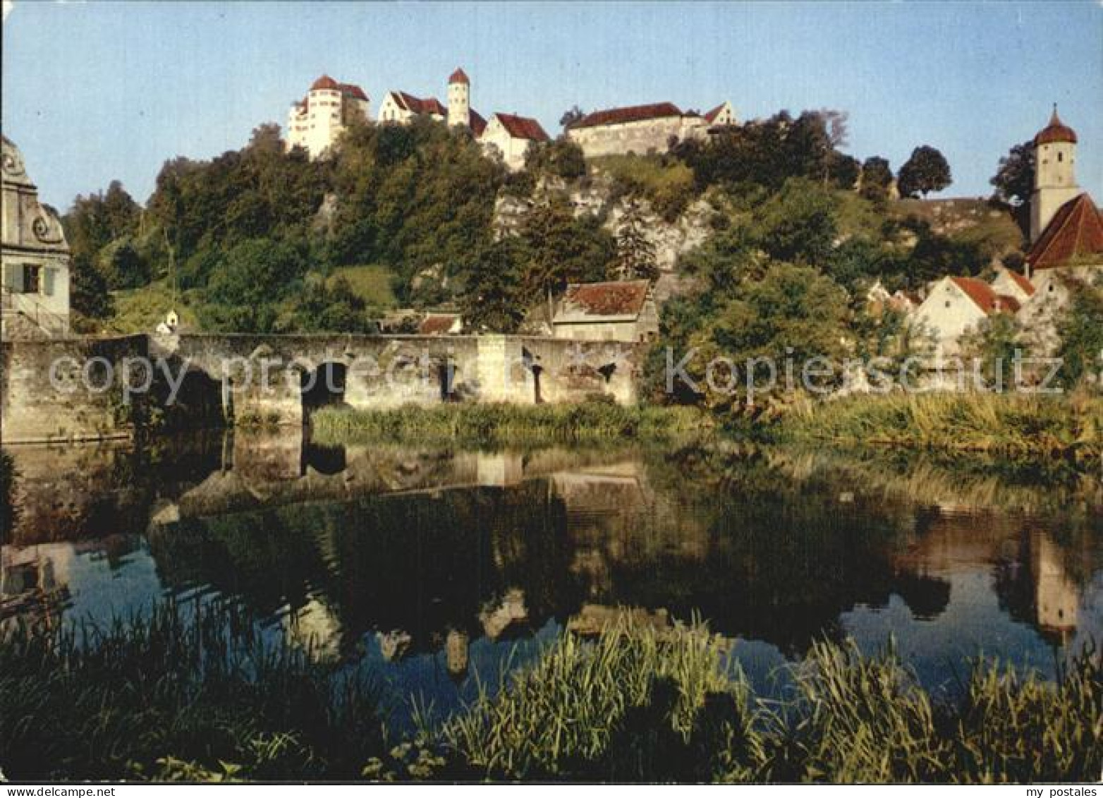 72503566 Harburg Schwaben Motiv mit Schloss Harburg (Schwaben)