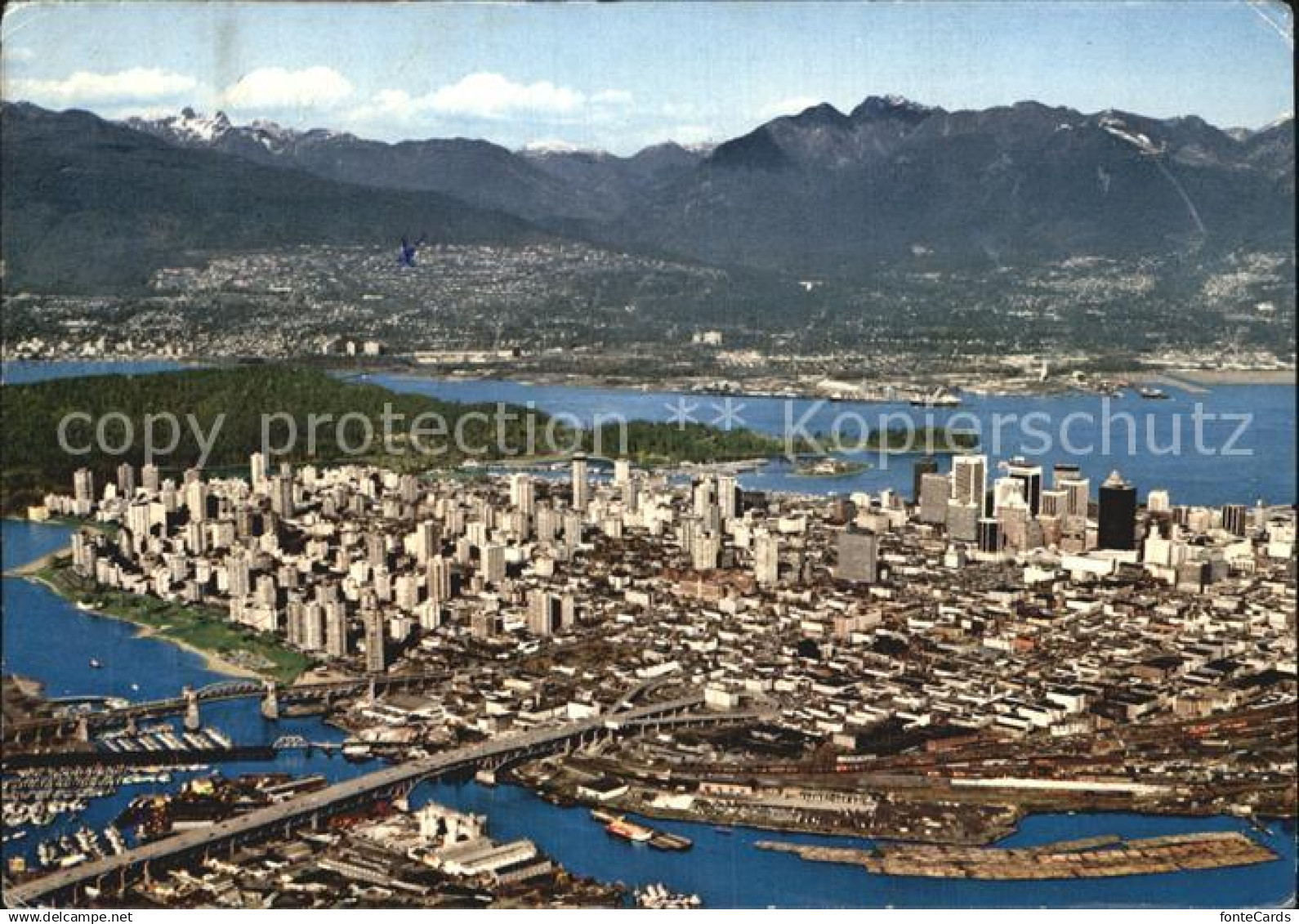 72523711 Vancouver British Columbia Luftaufnahme Vancouver