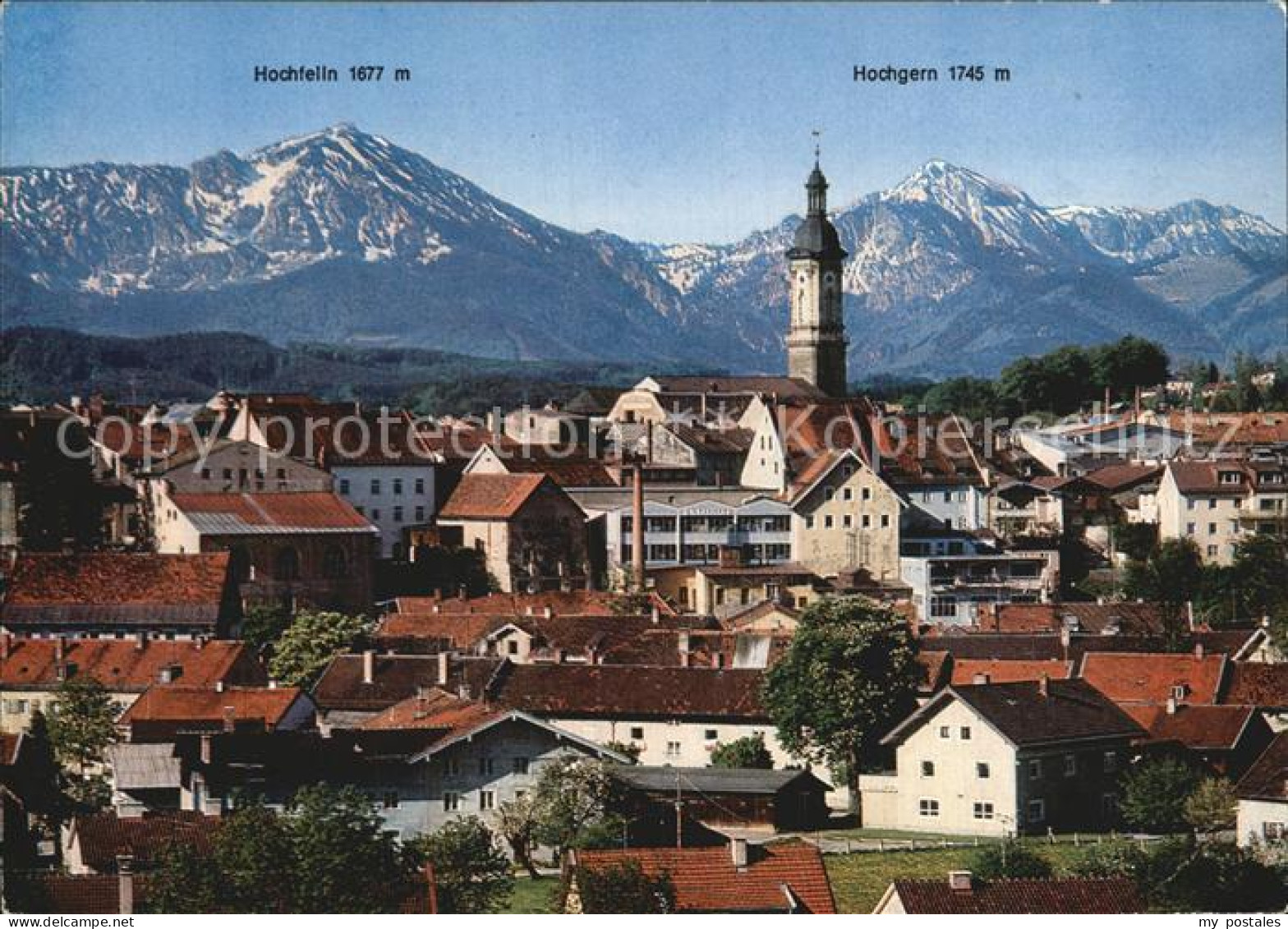 72526219 Traunstein Oberbayern Teilansicht Traunstein