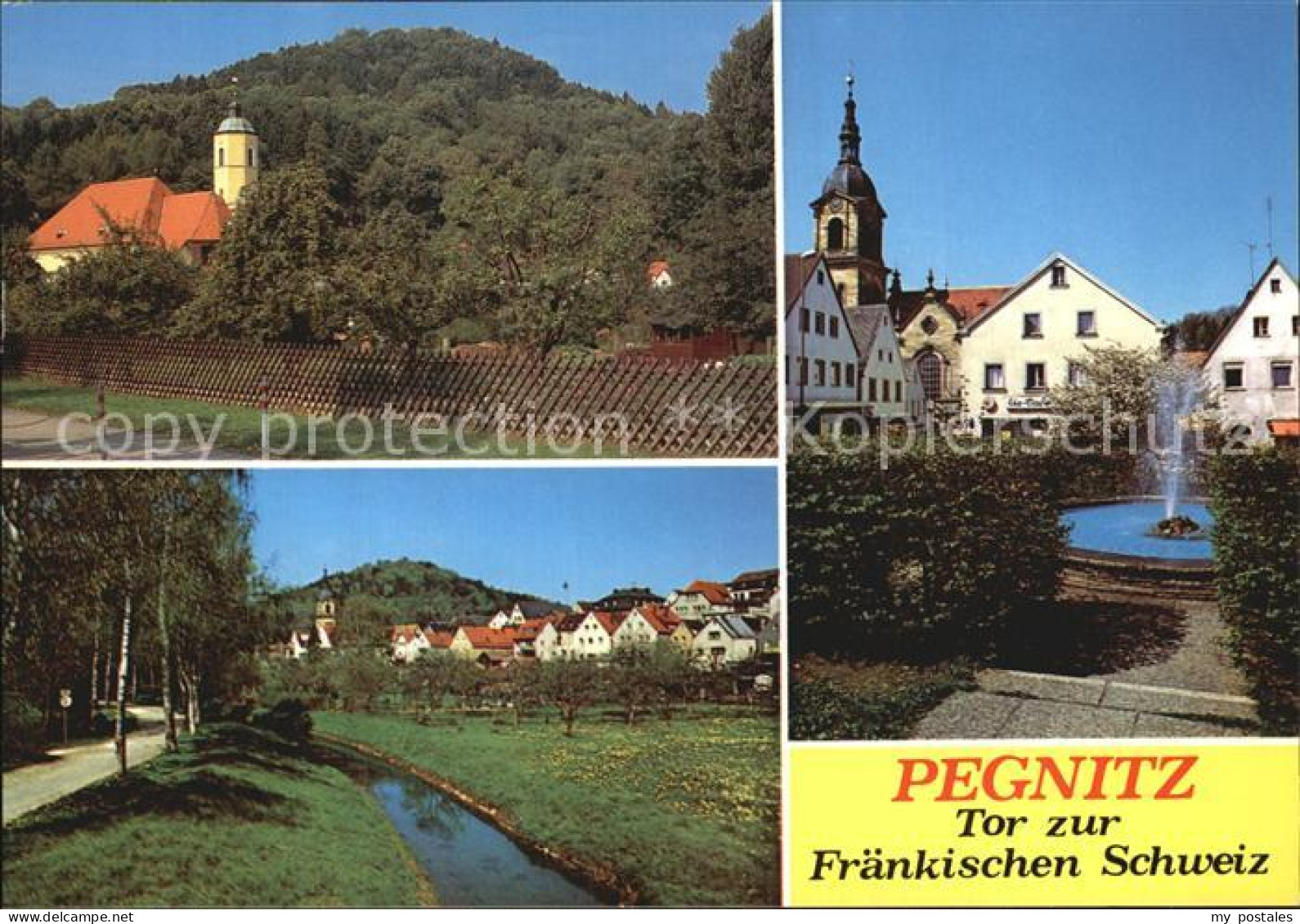 72530066 Pegnitz Kirche Brunnen Pegnitz