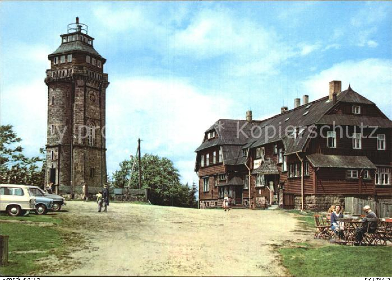 72531643 Auersberg Wildenthal HOG Berghotel Auersberg Aussichtsturm Auersberg